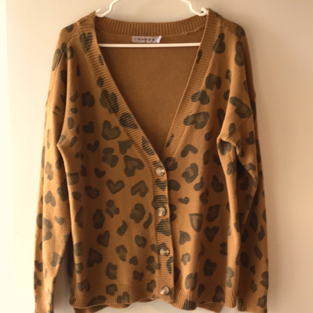 Oversized Leopard Sweater